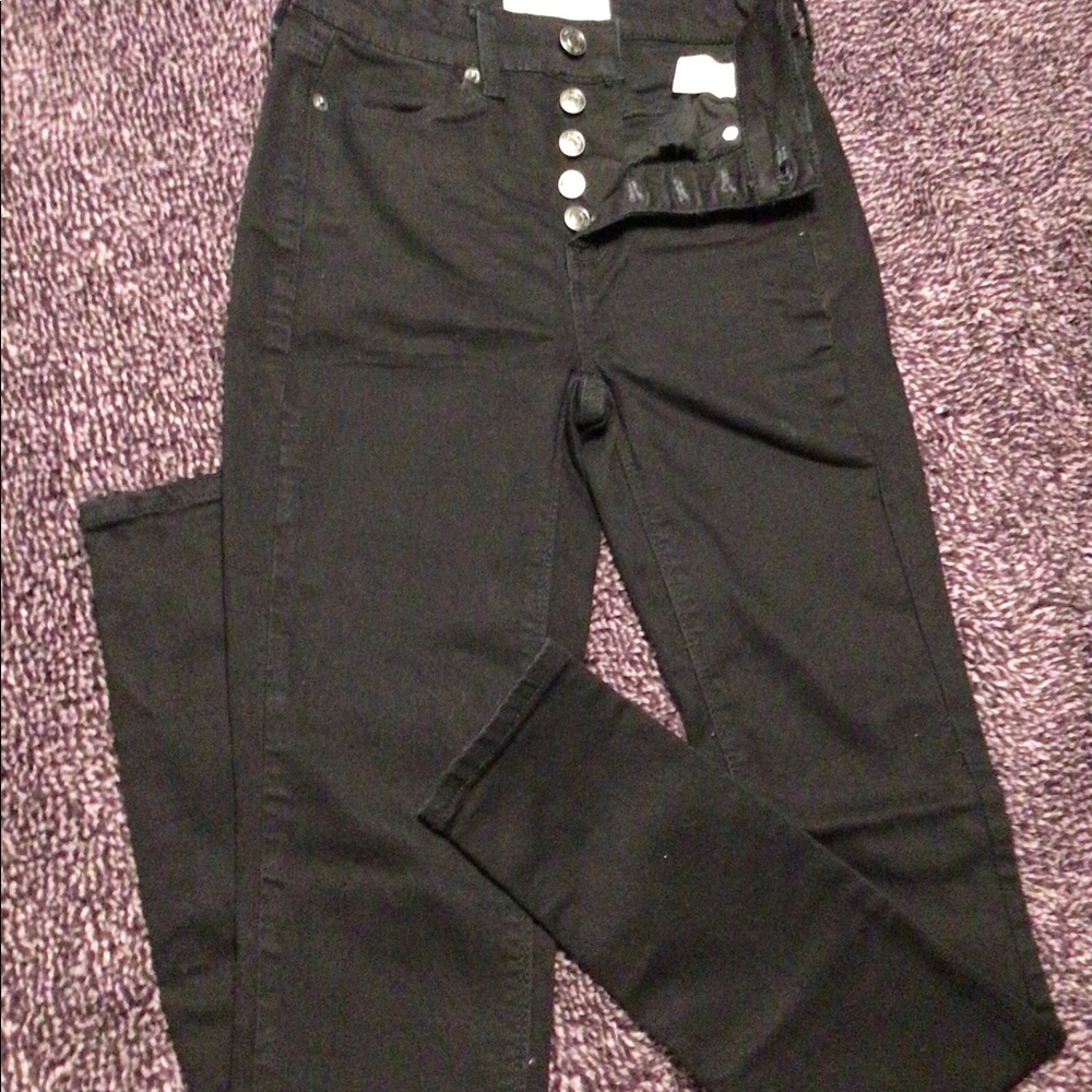High rise jeans